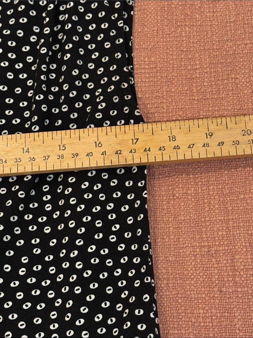 Nicole Miller med wm’s Black Blouse with White Dot Print - Picture 5 of 10